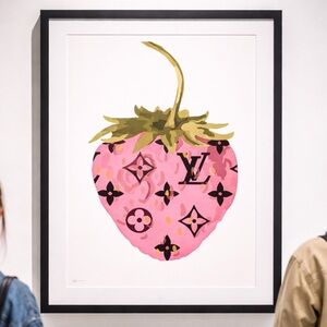 DEATH NYC Limited Edition Louis Vuitton Strawberry Statement Print Hand Signed